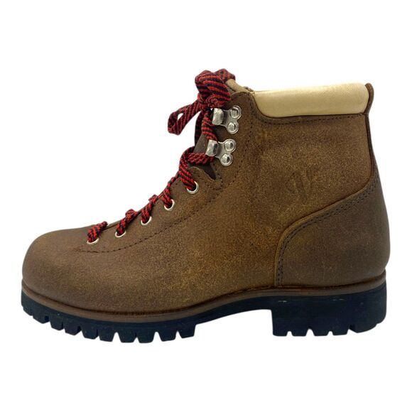Vintage Vasque Italian Suede Leather Hiking Boots Vibram Soles Brown 7.5 M - Picture 9 of 14